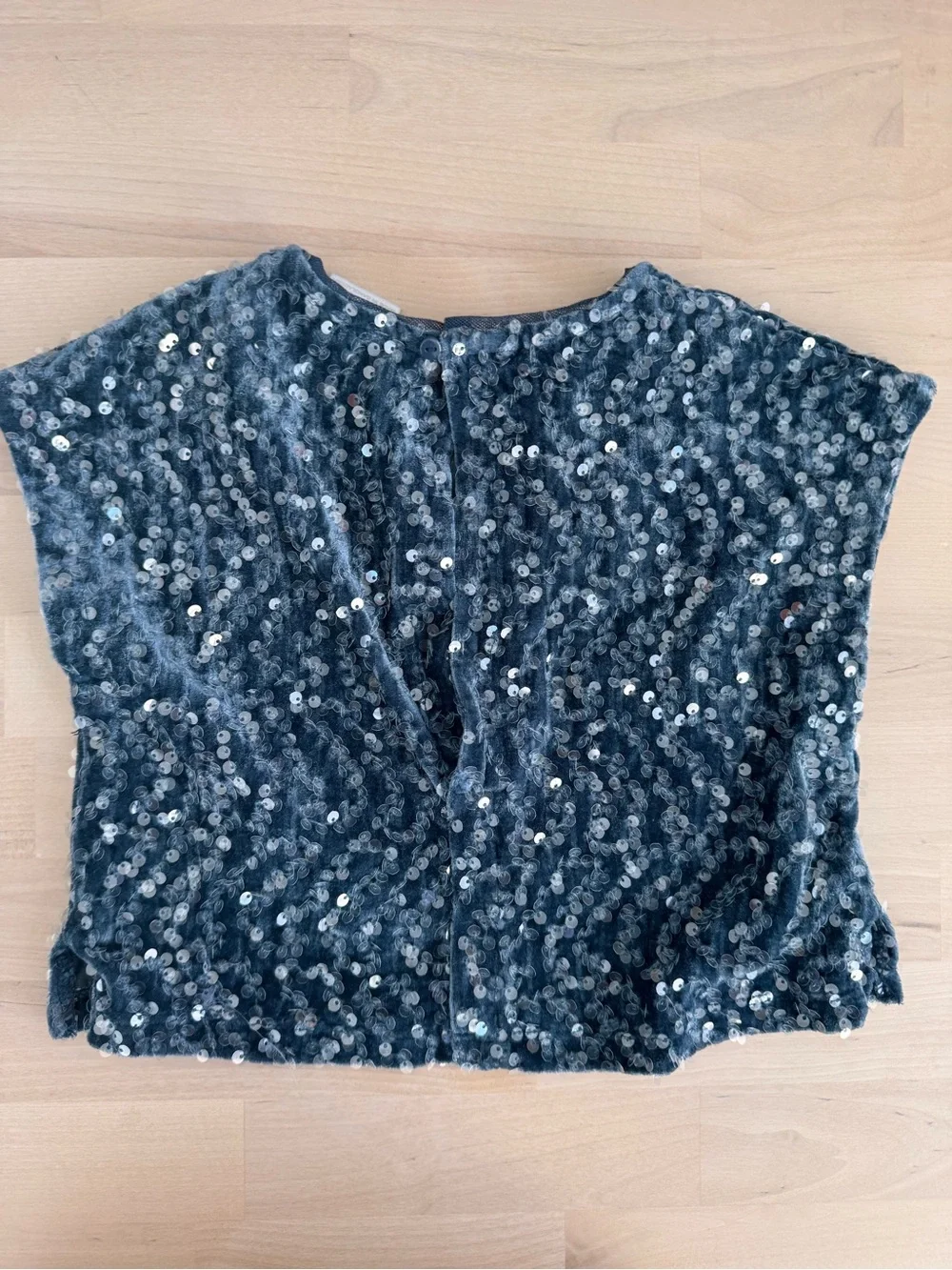 Zara Girls - Sequins Velvet Ribbed Matching Set.